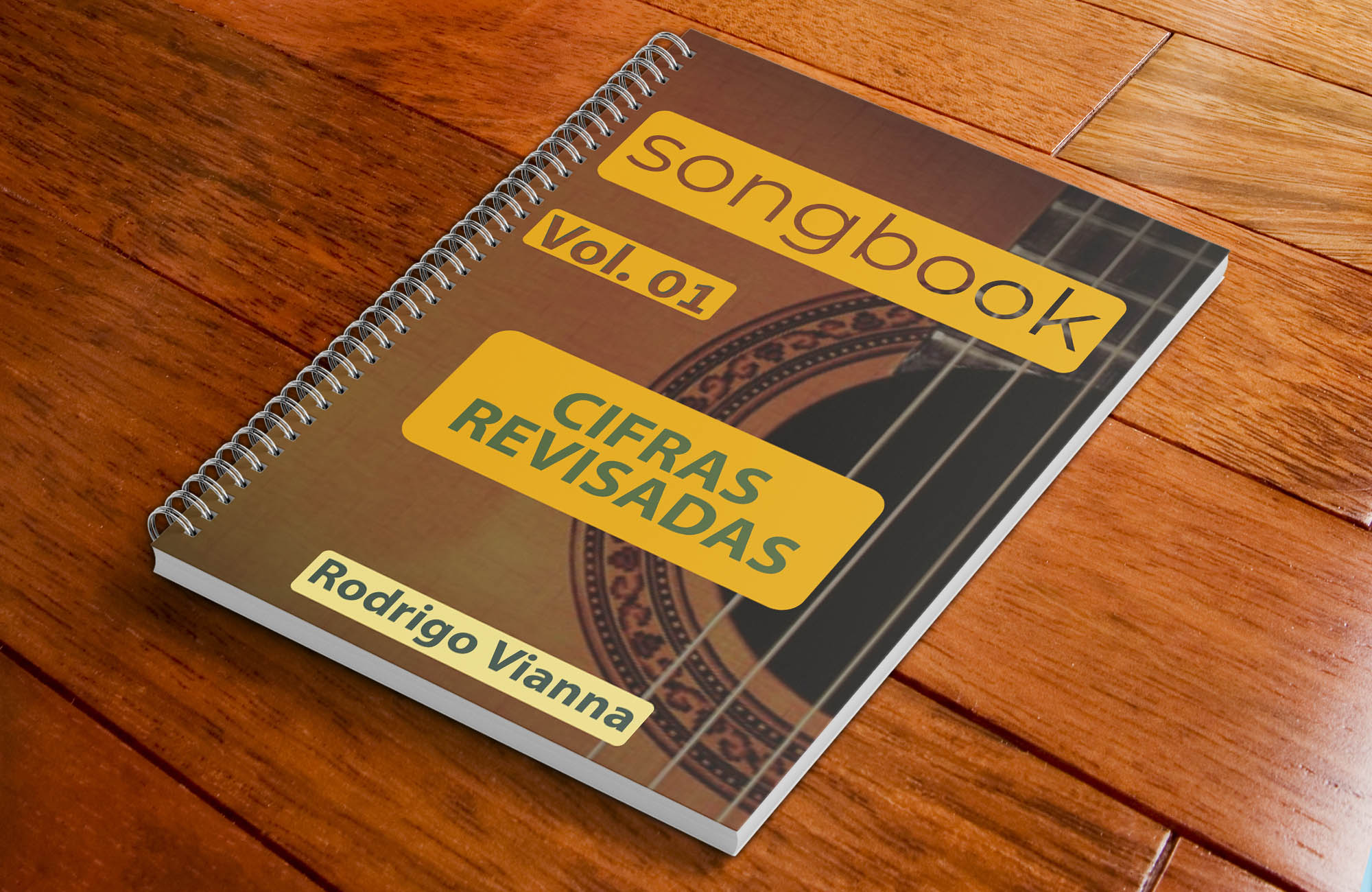 Songbook Rodrigo Vianna CIFRAS Vol. 03 + BÔNUS Songbooks 1 e 2